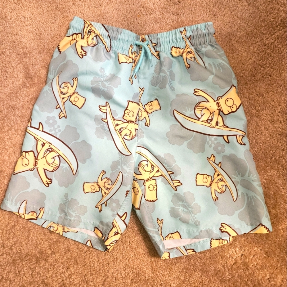 Simpsons Boys Swimming Trunks